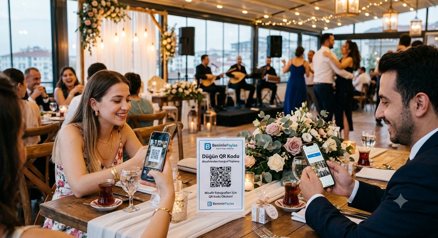 En Mutlu Anlarınızı Gözden Kaçırmayın Düğün QR Kodu ile Tanışın!
