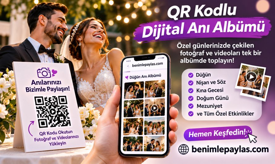 QR Kodlu Dijital Anı Albümü ile En Güzel Anılarınızı Bir Araya Getirin!
